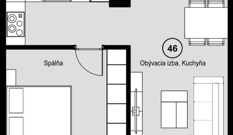 2 szobás lakás, Vrbovská cesta, eladó, Piešťany, Szlovákia