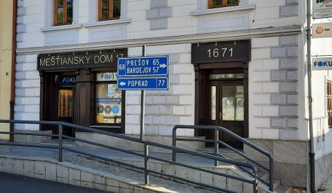 Kiadó Üzlethelység, Üzlethelység, Nám. sv. Mikuláša, Stará Ľubovňa, Sz