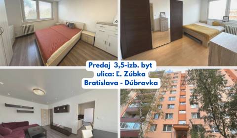 Eladó 4 szobás lakás, 4 szobás lakás, Ľuda Zúbka, Bratislava - Dúbravk