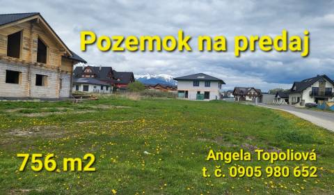 Predaj - pozemok Vys.Tatry -Veľká Lomnica 756 m2