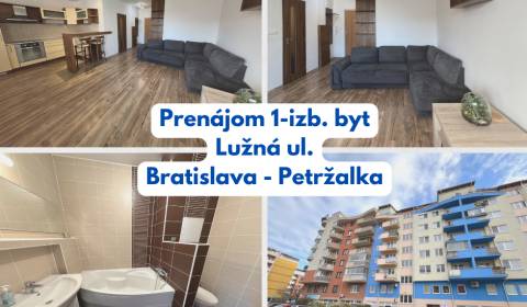 Kiadó 1 szobás lakás, 1 szobás lakás, Lužná, Bratislava - Petržalka, S