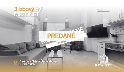 Eladó 3 szobás lakás, 3 szobás lakás, Prešov, Szlovákia