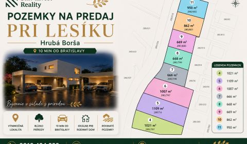 Eladó Építési telek, Építési telek, Šalviová, Senec, Szlovákia