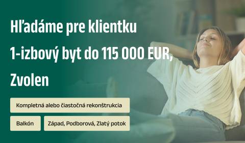 Vásárlás 1 szobás lakás, 1 szobás lakás, Zvolen, Szlovákia