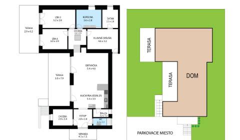 Eladó Családi ház, Családi ház, Pod agátmi, Nitra, Szlovákia
