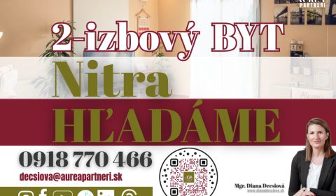 Vásárlás 2 szobás lakás, 2 szobás lakás, Nitra, Szlovákia