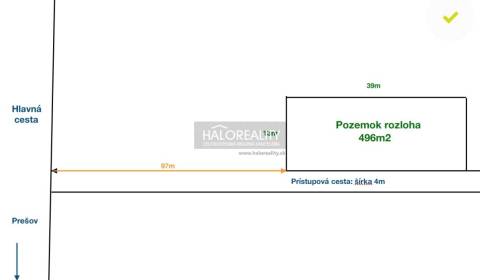 Eladó Építési telek, Prešov, Szlovákia