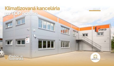 Kiadó Irodahelység, Irodahelység, Solivarská, Prešov, Szlovákia