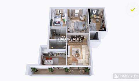 Eladó 4 szobás lakás, Bratislava - Rača, Szlovákia