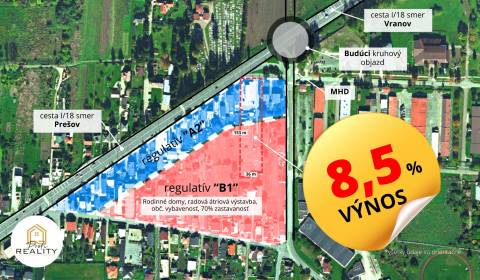 Eladó Építési telek, Építési telek, Vranovská, Prešov, Szlovákia
