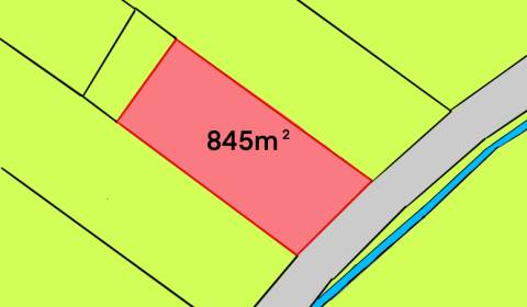 Eladó Építési telek, Építési telek, Čereňany, Prievidza, Szlovákia