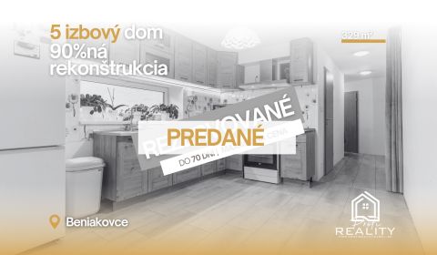Eladó Családi ház, Családi ház, Beniakovce, Košice-okolie, Szlovákia