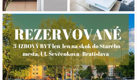 Eladó 3 szobás lakás, 3 szobás lakás, Ševčenkova, Bratislava - Petržal