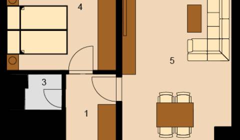 Eladó 2 szobás lakás, 2 szobás lakás, Drotárska cesta, Bratislava - St