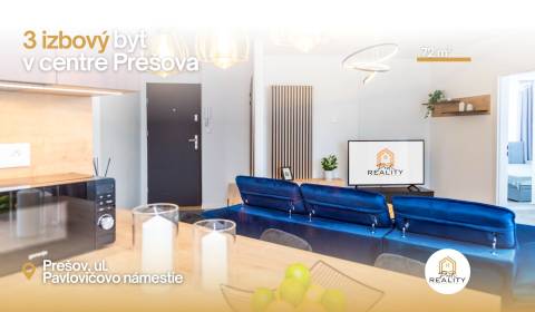 Kiadó 3 szobás lakás, 3 szobás lakás, Pavlovičovo námestie, Prešov, Sz
