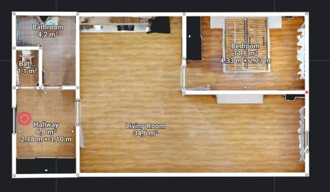 Eladó 2 szobás lakás, 2 szobás lakás, M. Nešpora, Skalica, Szlovákia