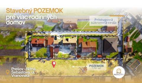 Eladó Építési telek, Építési telek, Vranovská, Prešov, Szlovákia
