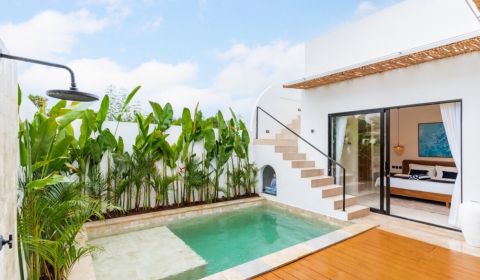 ELADÓ 3KK Beruházási felszerelt villa-ÚJÉPÍTÉS medencével BALI-Uluwatu