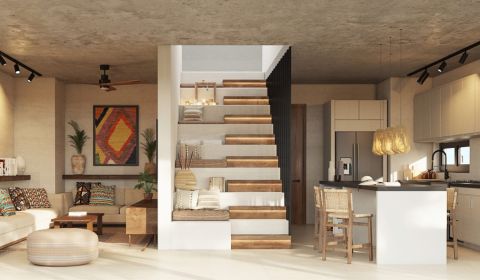 Két hálószobás luxus kétszintes apartman Paje-ban, Zanzibárban