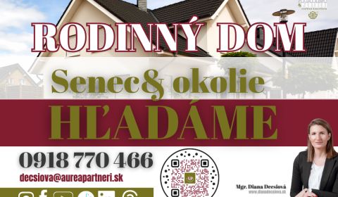 Eladó Családi ház, Családi ház, Senec, Szlovákia