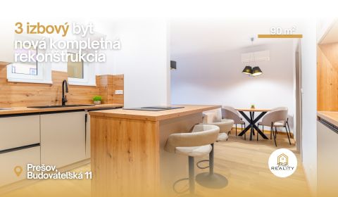 Eladó 3 szobás lakás, 3 szobás lakás, Budovateľská, Prešov, Szlovákia