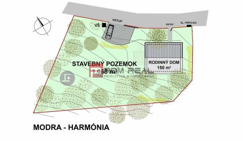 Eladó Építési telek, Építési telek, Badogy, Pezinok, Szlovákia