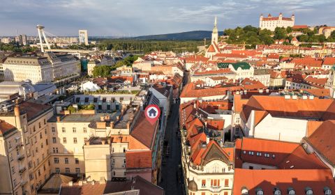 Kiadó 2 szobás lakás, 2 szobás lakás, Laurinská, Bratislava - Staré Me
