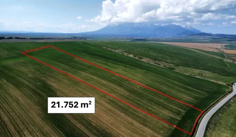 Eladó Mezőgazdasági és erdei telkek, Kežmarok, Szlovákia