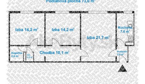 Eladó 3 szobás lakás, 3 szobás lakás, Martinčekova, Bratislava - Ružin