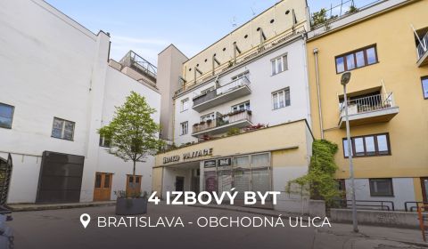 Eladó 4 szobás lakás, 4 szobás lakás, Obchodná, Bratislava - Staré Mes