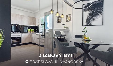 Kiadó 2 szobás lakás, 2 szobás lakás, Vajnorská, Bratislava - Nové Mes