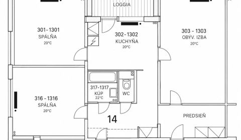 Eladó 3 szobás lakás, 3 szobás lakás, Mlynarovičova, Bratislava - Petr