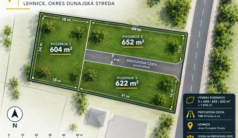 Eladó Építési telek, Építési telek, Dunajská Streda, Szlovákia