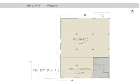 PREDAJ, komerčné priestory 282,47 m2, Ecohouse, BA II 