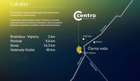 Telkek beruházóknak, Vajnorská, eladó, Senec, Szlovákia