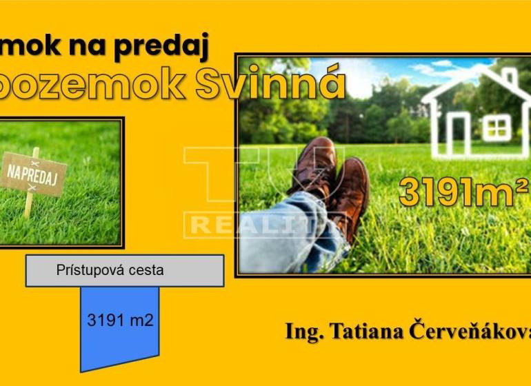 Svinná Építési telek eladó reality Trenčín