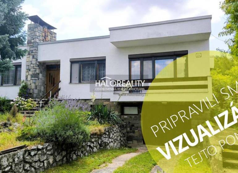 Családi ház Plavecký Mikulášban, gondozott kerttel és virágokkal körülvéve.