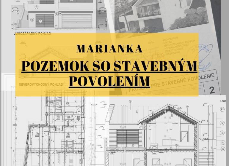 Návrhy stavby v Marianke na Potočnej ulici pre Pozemky - bývanie.

Építési javaslatok Marianka településen, a Potočná utcában, lakóterületekre.
