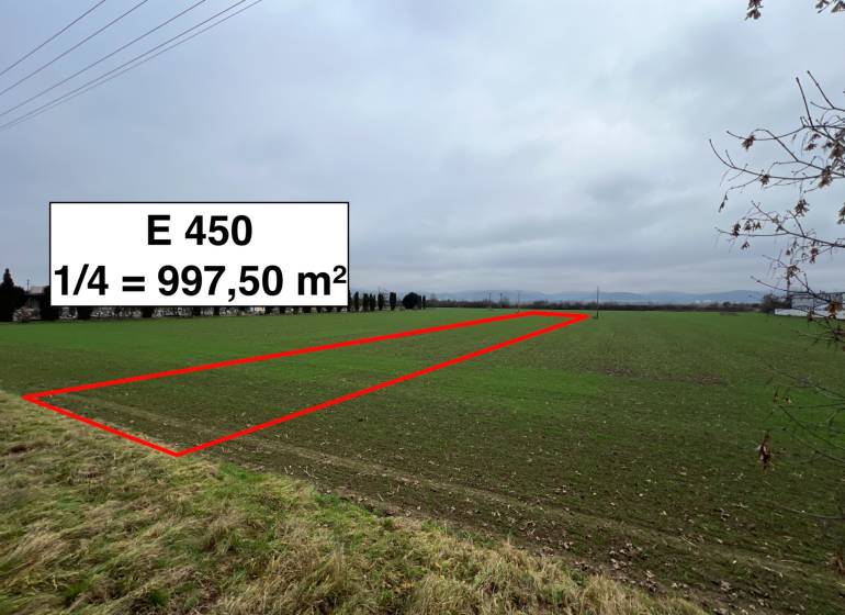 Kereskedelmi telkek Pruskóban, eladásra kijelölve, összterület 997,50 m².