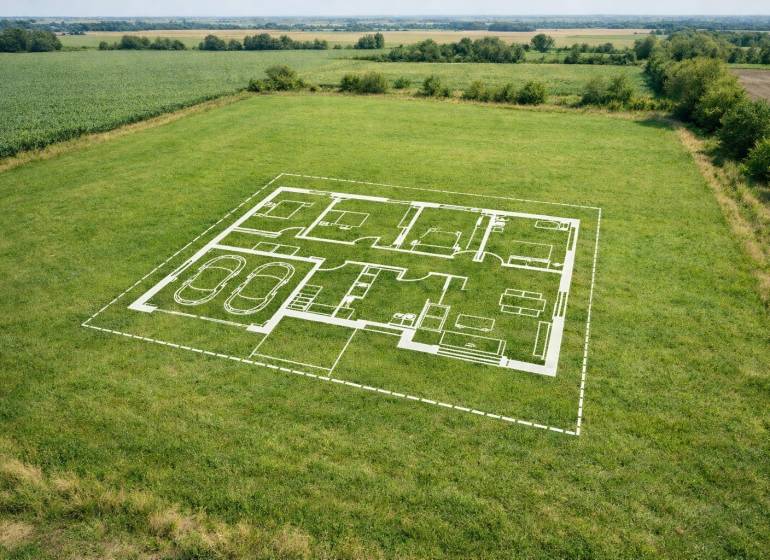 Telkek - lakóövezet Cíferen háztervvel, természetközeli környezetben, ideális újrakezdéshez.