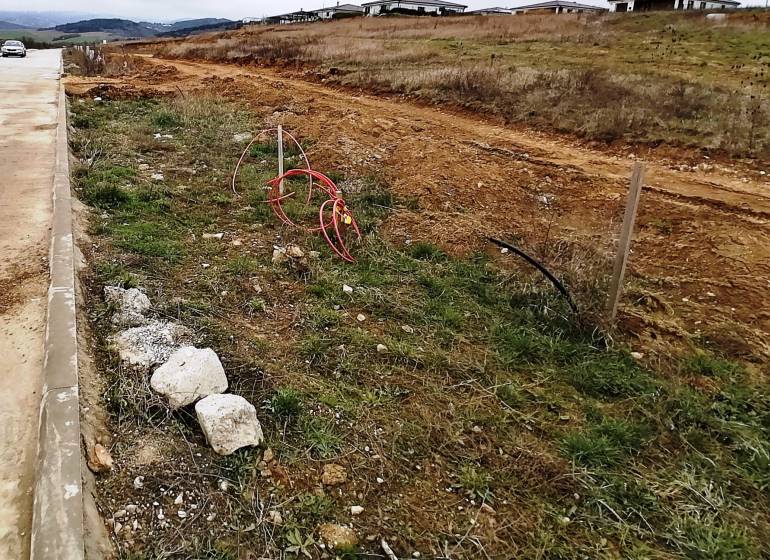 Építési telek Lubina utcában, Újvárosban.