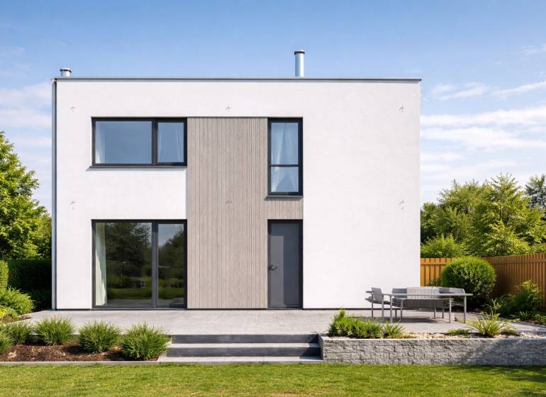 Családi ház terasszal és kerttel lakóövezetben, Podkerepušky, Pozsony - Záhorská Bystrica.