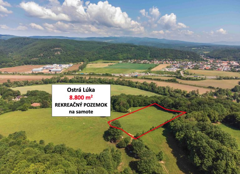 Szabadidős telkek Éleskúton, amelyeket természet és zöld táj vesz körül.