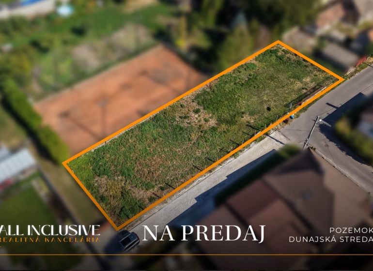 Eladó telek Dunaszerdahelyen, Kisudvarnok, lakhatásra alkalmas.