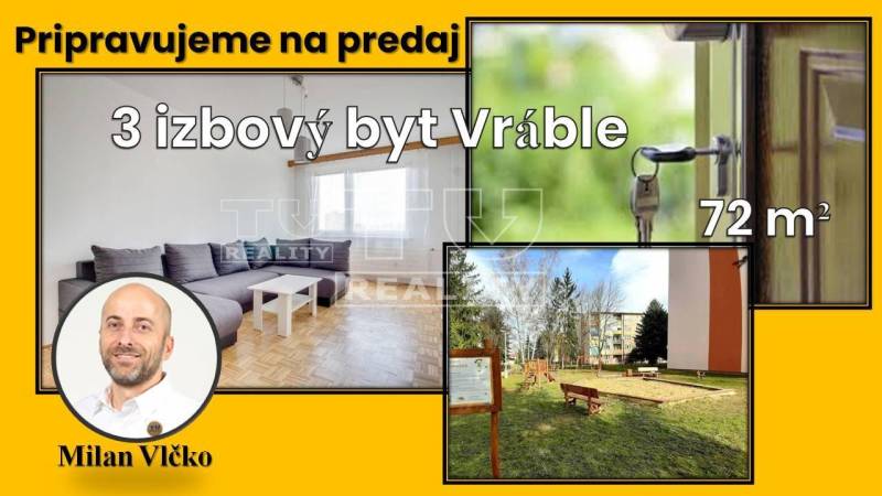 Vráble 3 szobás lakás eladó reality Nitra