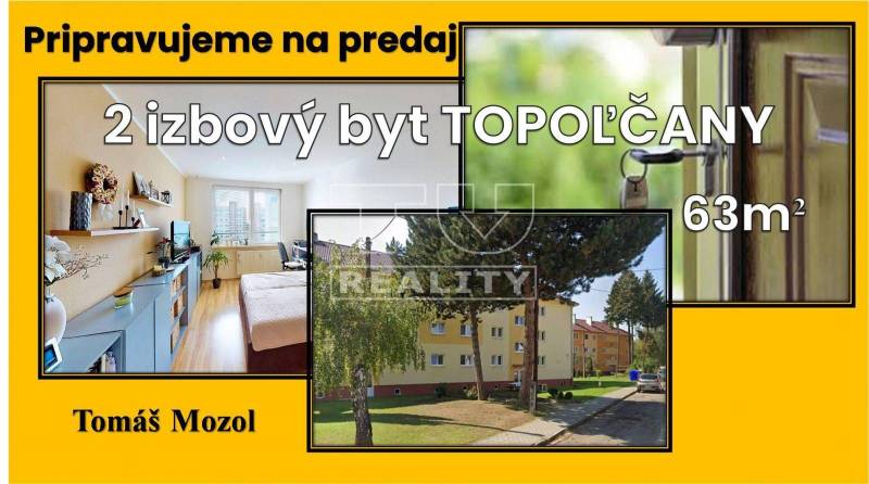 Topoľčany 2 szobás lakás eladó reality Topoľčany