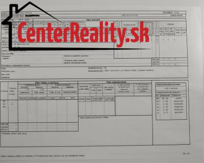 Ponuka predaja nehnuteľnosti prostredníctvom overenej realitnej kancelárie CenterReality.