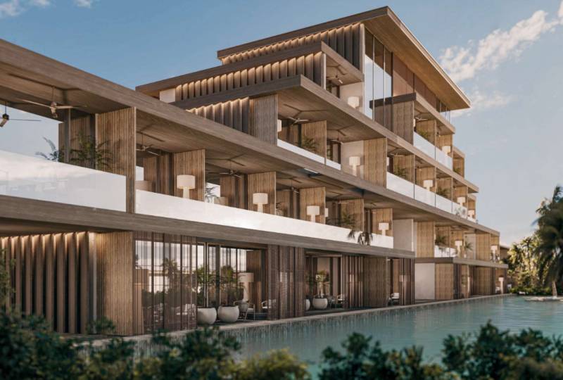Családi ház Nungwiban, Zanzibar északi részén, teraszokkal és medencével egy modern üdülőhely közelében.