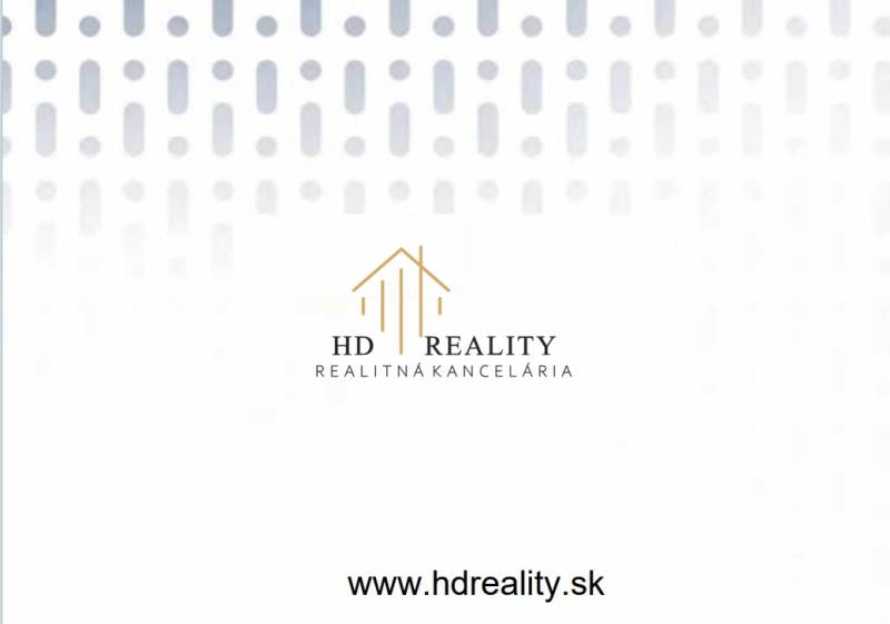 HD Reality ingatlaniroda logója, a weboldal címe: www.hdreality.sk.