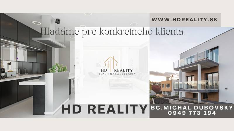 Modern konyha egy családi házban és egy kétszintes ház erkéllyel Somorján.
